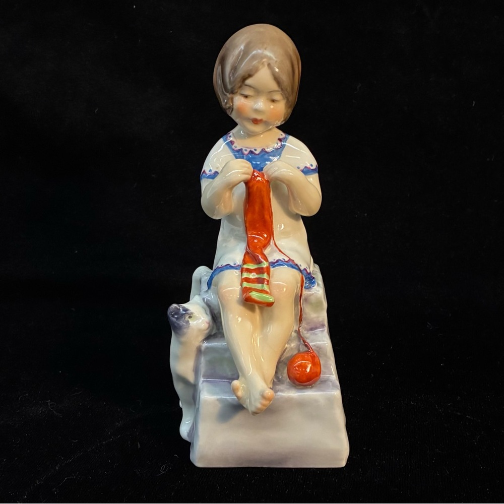 Royal Worcester Days of Week: Saturday's Child Works for a Living, 1951